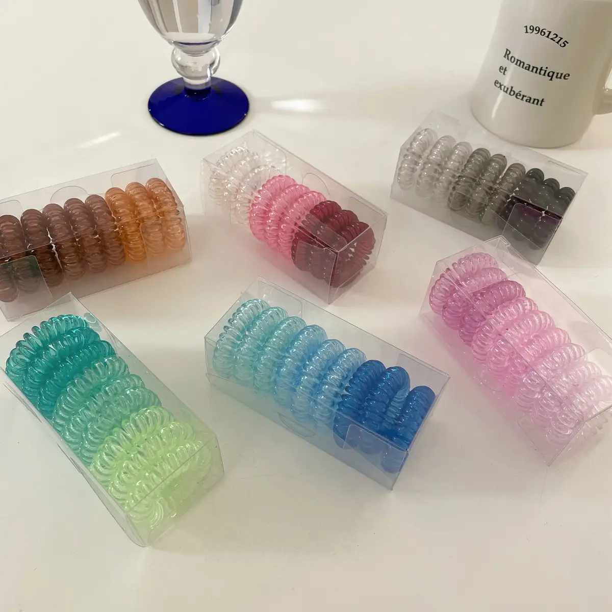 Blue Silicone Hair Gel for Women - 1 Pcs - Image 7
