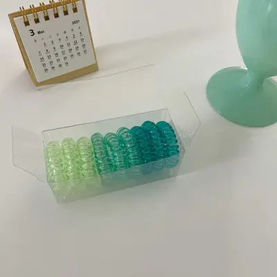 Blue Silicone Hair Gel for Women - 1 Pcs - Image 3