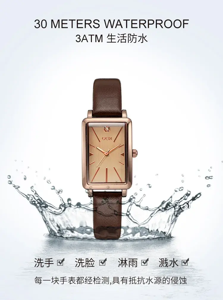 Goldie Women's Watch Green Dial Rose Gold Case — feature 10
