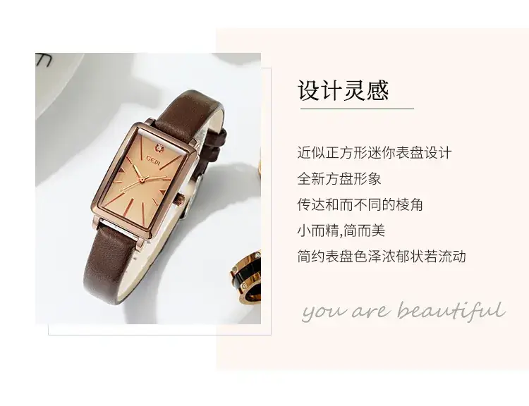 Goldie Women's Watch Green Dial Rose Gold Case — feature 3