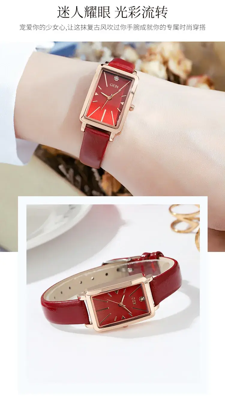 Goldie Women's Watch Green Dial Rose Gold Case — feature 6