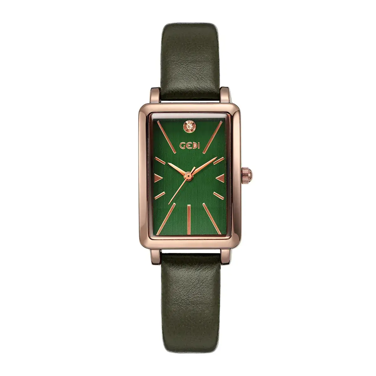 Goldie Women's Watch Green Dial Rose Gold Case - Image 3
