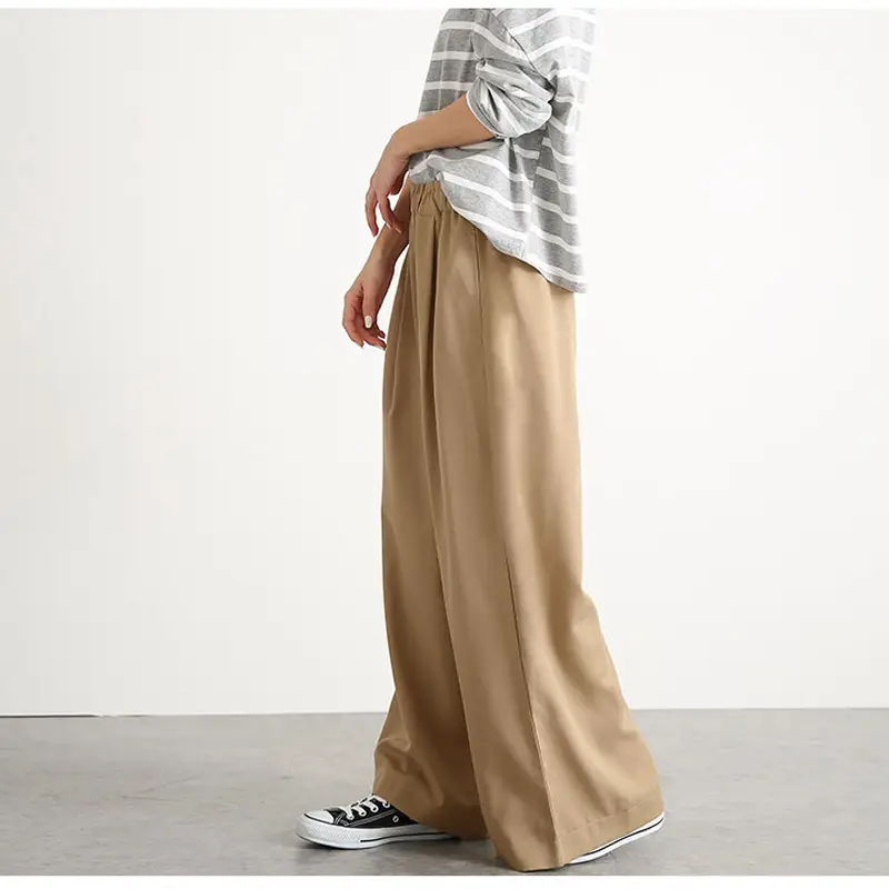 Women's Elasticated Wide Leg Pants Spring Summer 2022 - Image 7