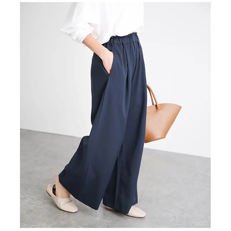 Women's Elasticated Wide Leg Pants Spring Summer 2022 - Image 8