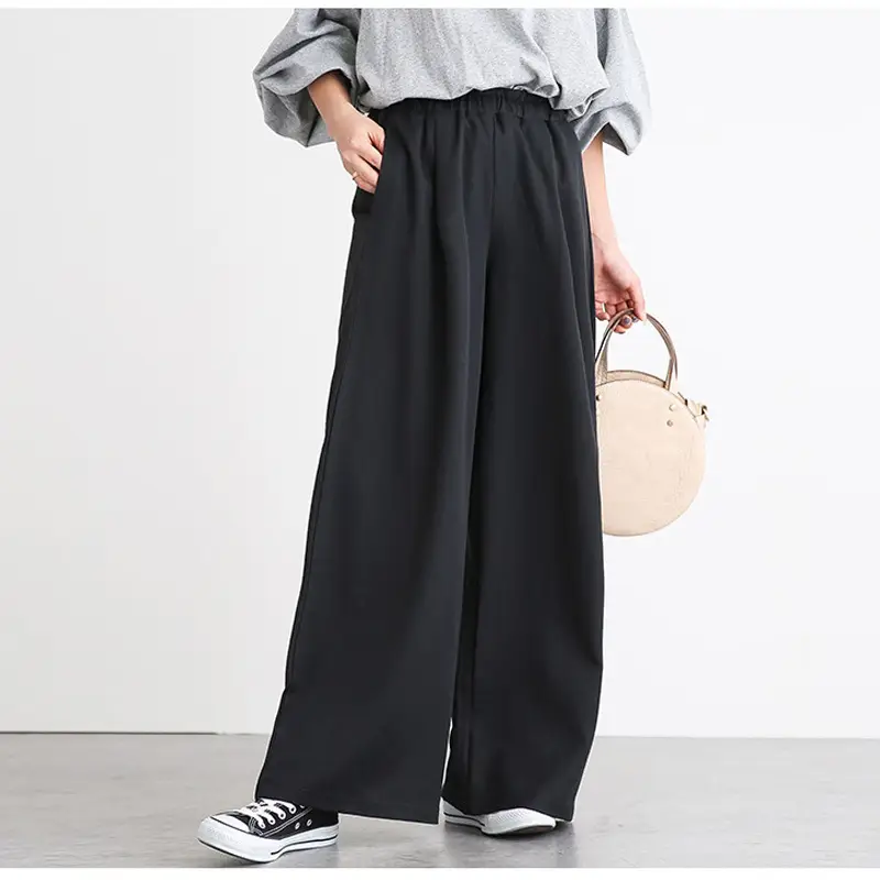 Women's Elasticated Wide Leg Pants Spring Summer 2022 - Image 9