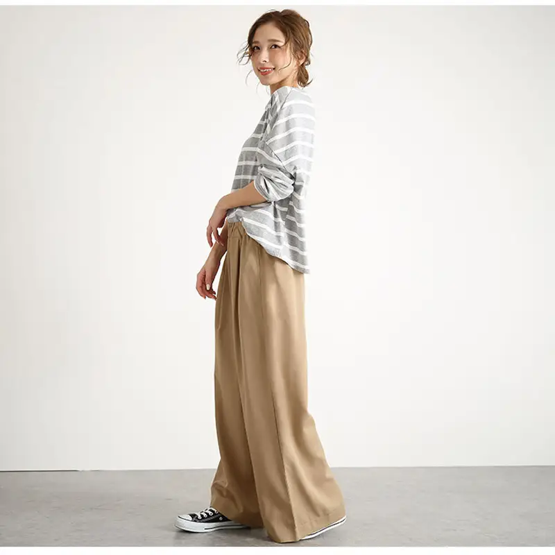 Women's Elasticated Wide Leg Pants Spring Summer 2022 — feature 3