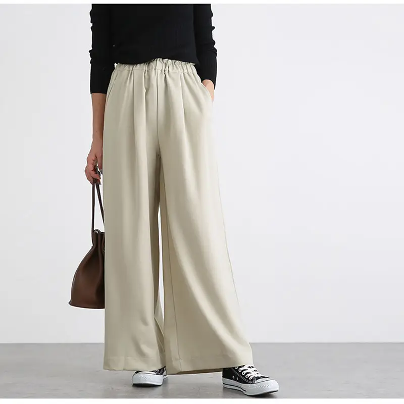 Women's Elasticated Wide Leg Pants Spring Summer 2022 — feature 7