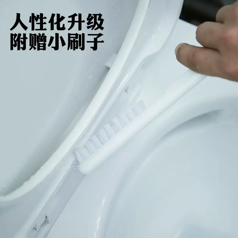 White Silicone Toilet Brush Set for Home Cleaning