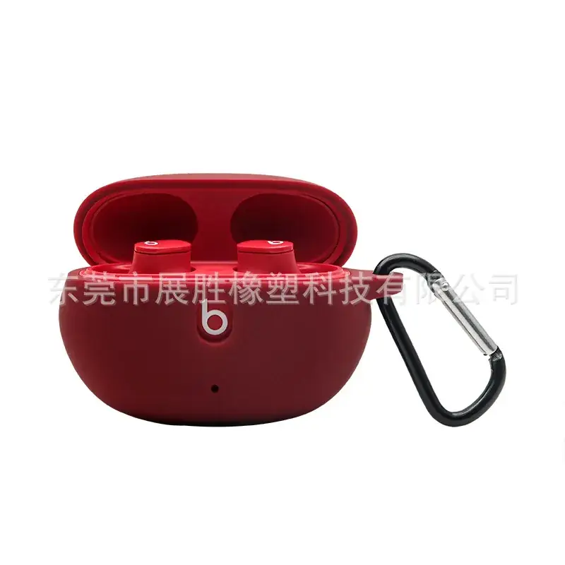 Wireless Bluetooth Headset Case Red Protection for Beats Studio Buds - Image 3