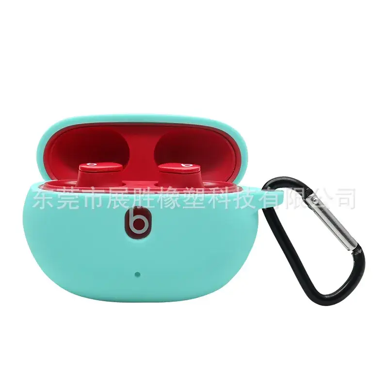 Wireless Bluetooth Headset Case Red Protection for Beats Studio Buds - Image 4