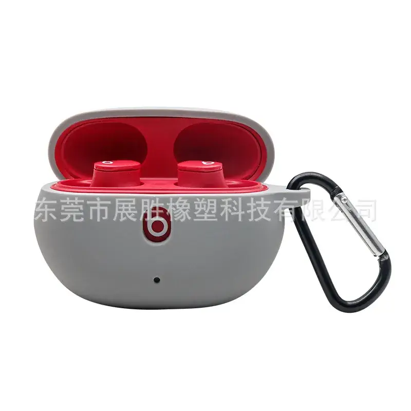 Wireless Bluetooth Headset Case Red Protection for Beats Studio Buds - Image 8