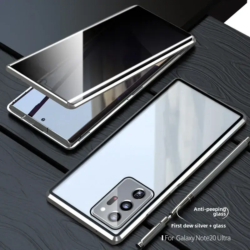 Samsung S25 Ultra Magnetic Metal Phone Case Red - Image 131