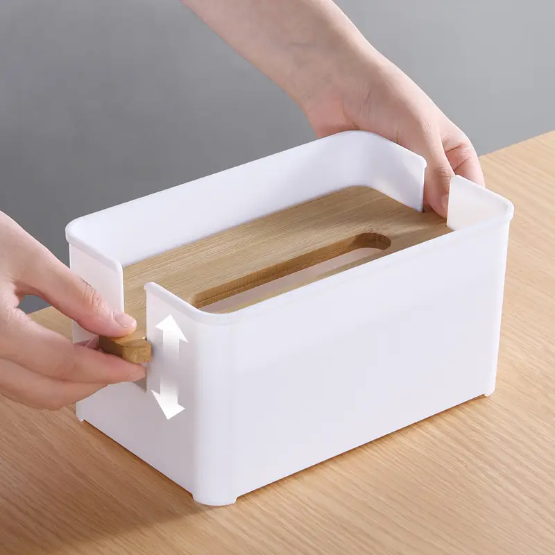 White Floating Cover Tissue Box for Home & Office - Image 6