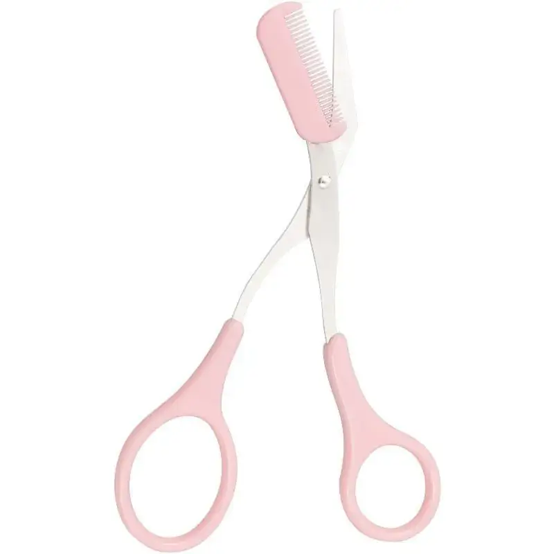 Pink Eyebrow Scissors Set for Beginners - Image 5