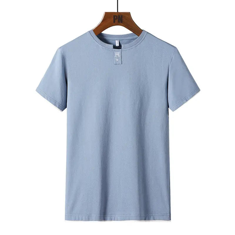Men's Beige Cotton T-Shirt with Red Trim 2025 - Image 19