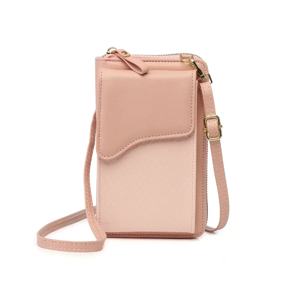 Light Blue Snake Shoulder Crossbody Wallet for Women - Image 2