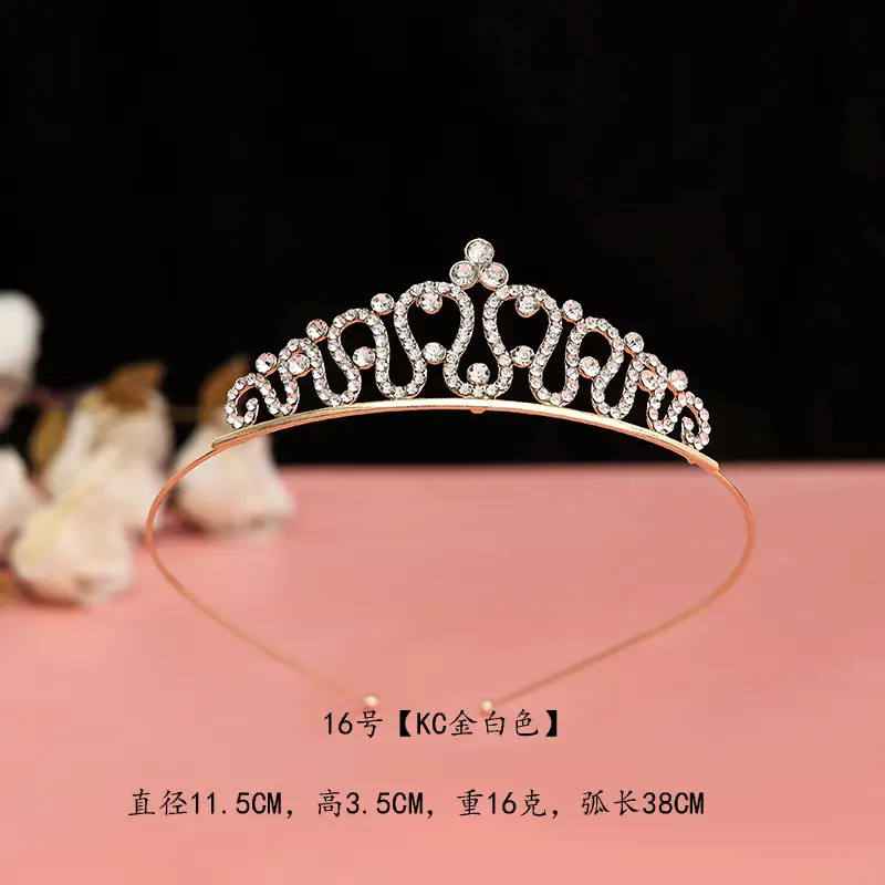 Bride Crown Eighteen Birthday Wedding Headwear - Image 25