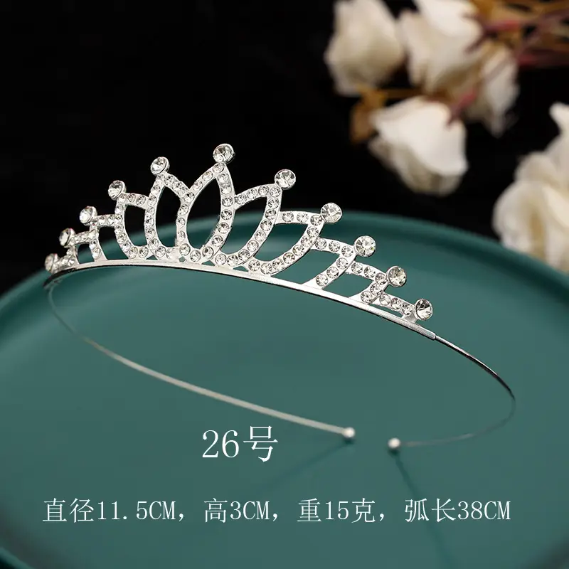 Bride Crown Eighteen Birthday Wedding Headwear - Image 37