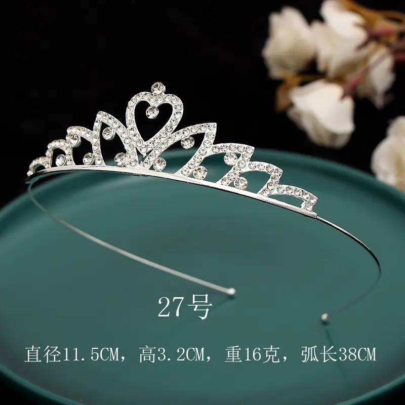 Bride Crown Eighteen Birthday Wedding Headwear - Image 38
