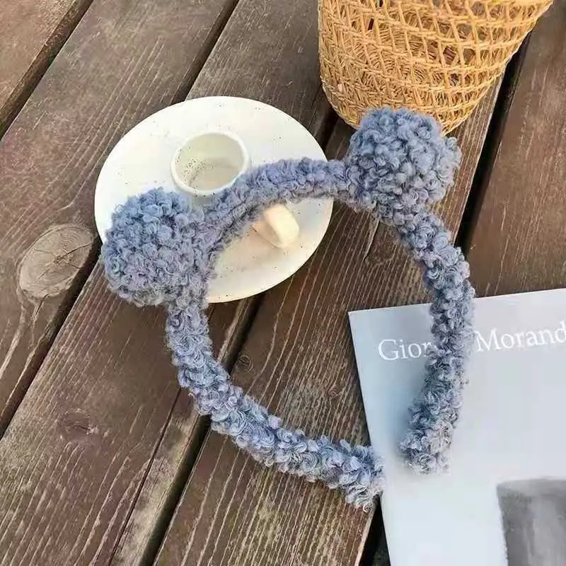 Little Bear Plush Hair Hoop for Women