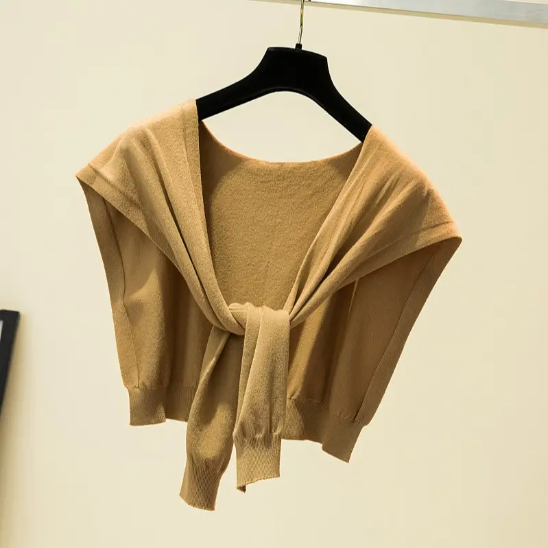 Korean Knot Knitted Women's Shawl Jacket Autumn - Image 14