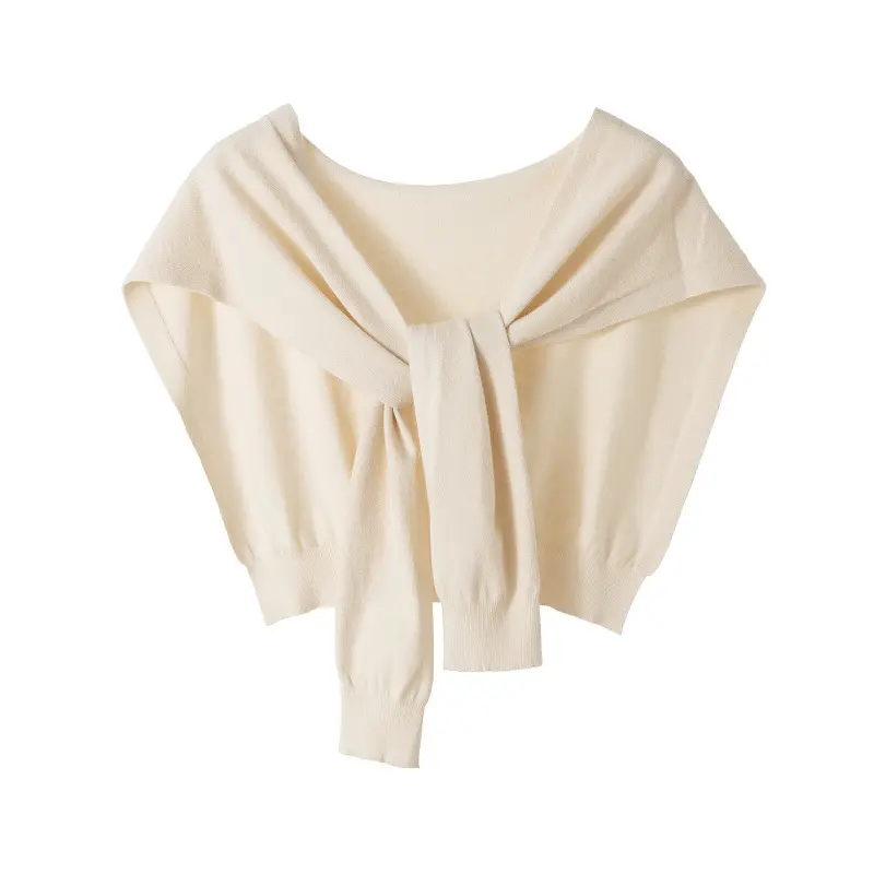 Korean Knot Knitted Women's Shawl Jacket Autumn - Image 17