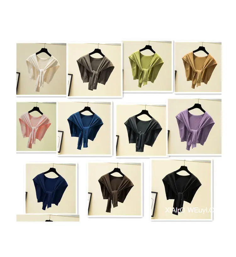 Korean Knot Knitted Women's Shawl Jacket Autumn — feature 15