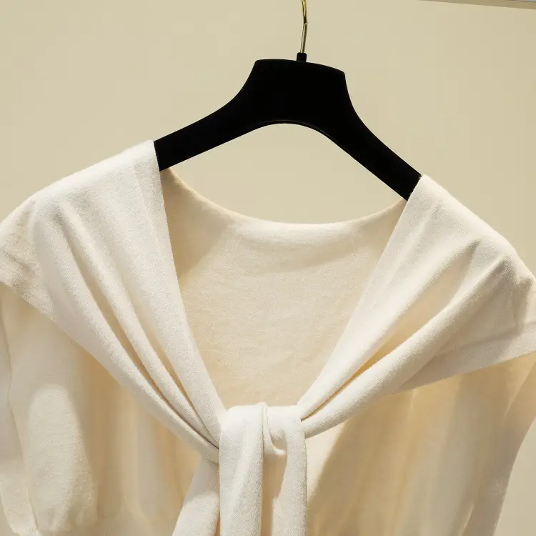 Korean Knot Knitted Women's Shawl Jacket Autumn — feature 40