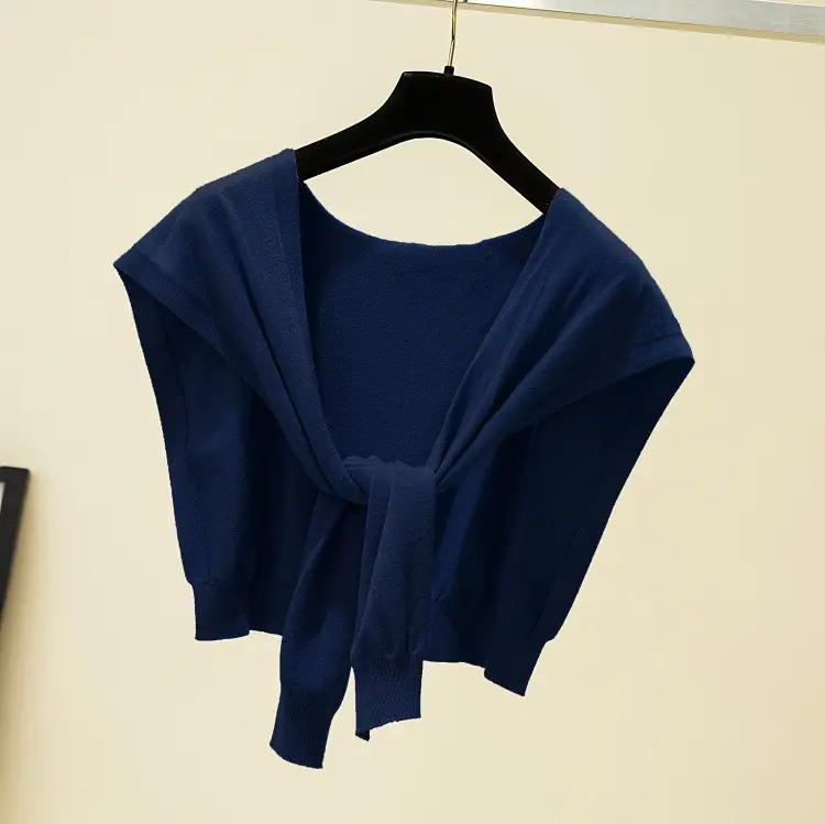 Korean Knot Knitted Women's Shawl Jacket Autumn - Image 10