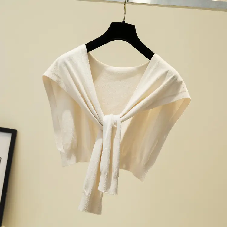 Korean Knot Knitted Women's Shawl Jacket Autumn - Image 5