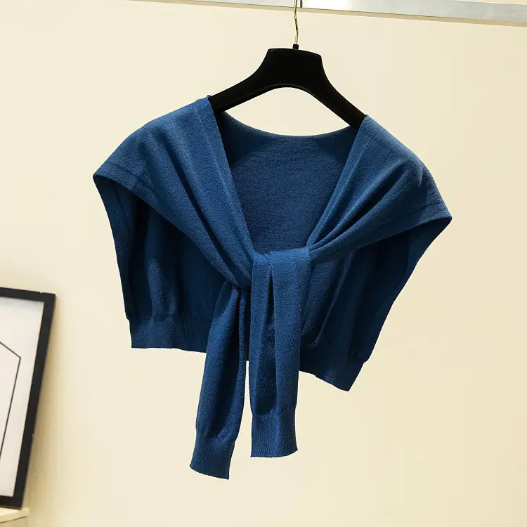 Korean Knot Knitted Women's Shawl Jacket Autumn - Image 8