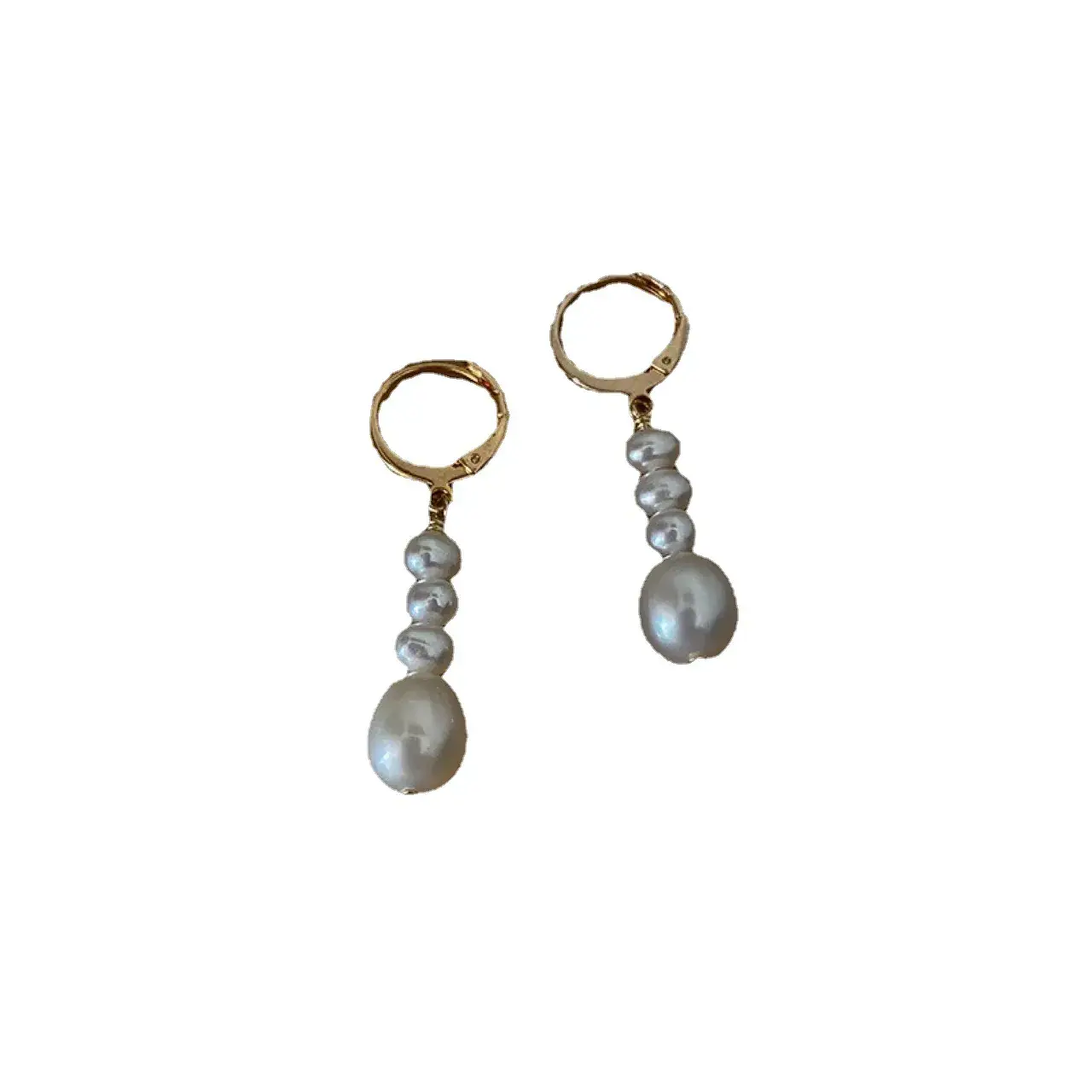 Natural Pearl Earrings for Women Summer Long Style - Image 5