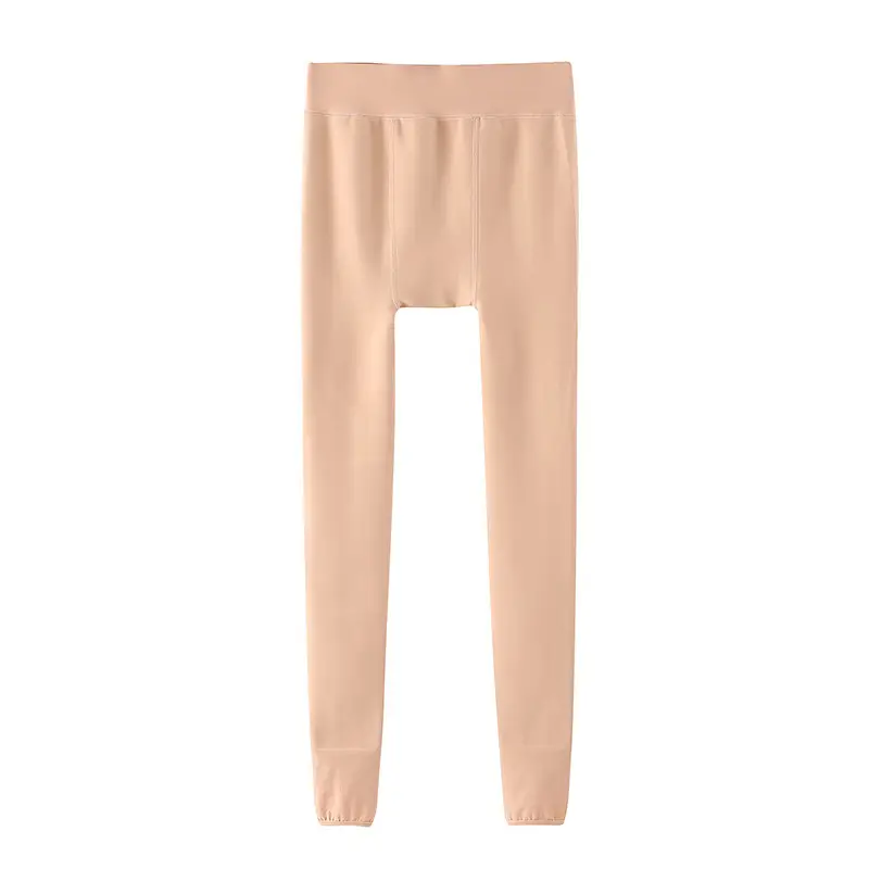 Women's Fat Gain Leggings Flesh Colored One-Piece Trousers - Image 3