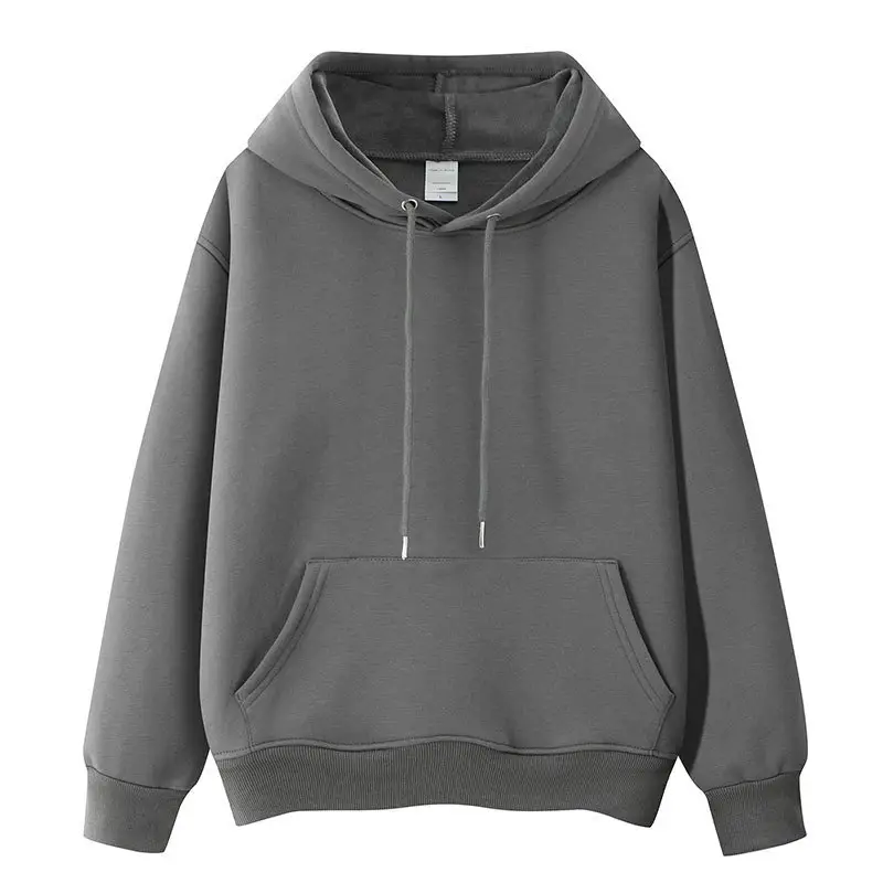 Blue Velvet Hooded Pullover Sweater for Men Women - Image 16