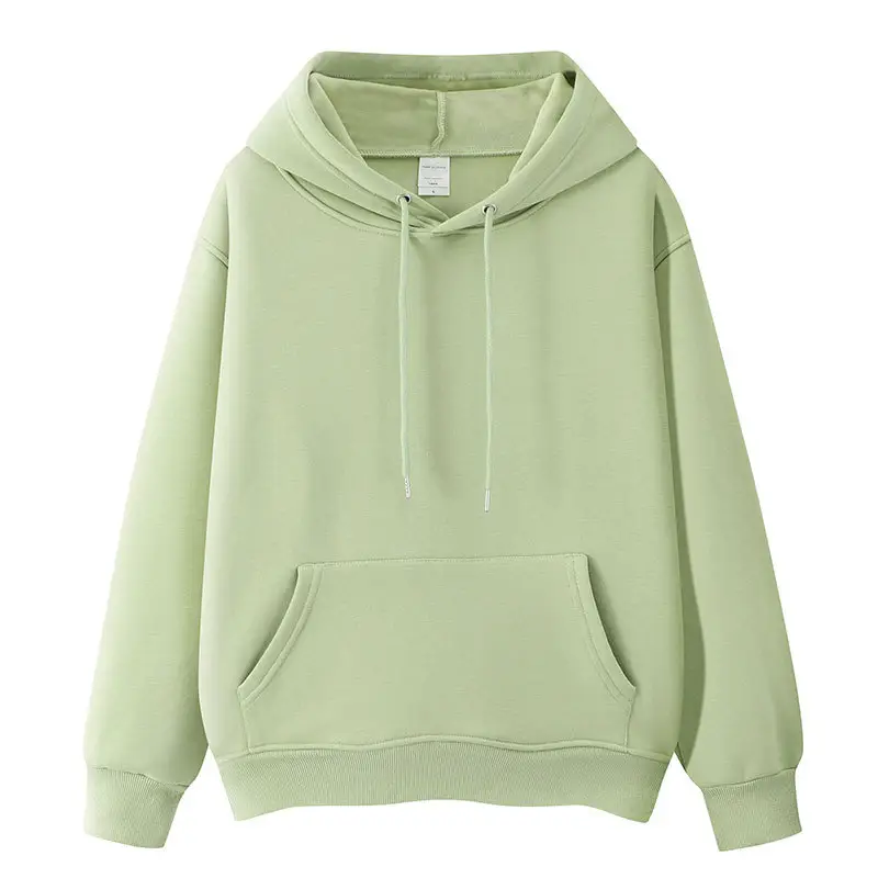 Blue Velvet Hooded Pullover Sweater for Men Women - Image 12