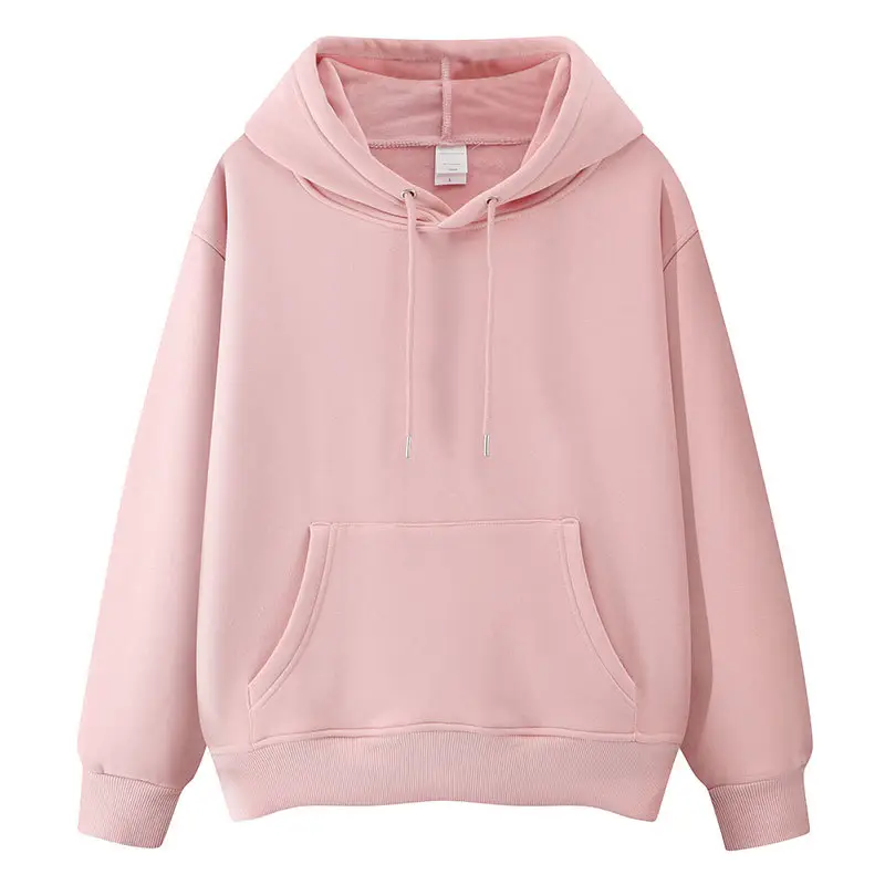 Blue Velvet Hooded Pullover Sweater for Men Women - Image 8