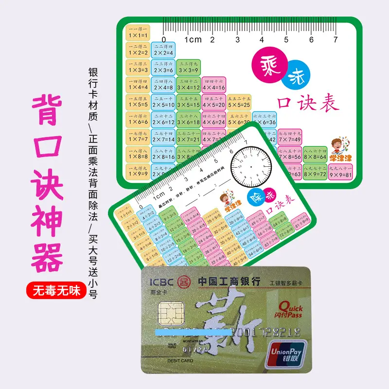 1999 Multiplication & Division Formula Table for Kids - Image 8