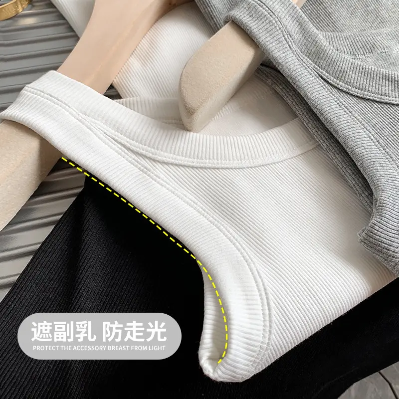 Black Cotton Anti-Glare Vest Large Women - Image 10