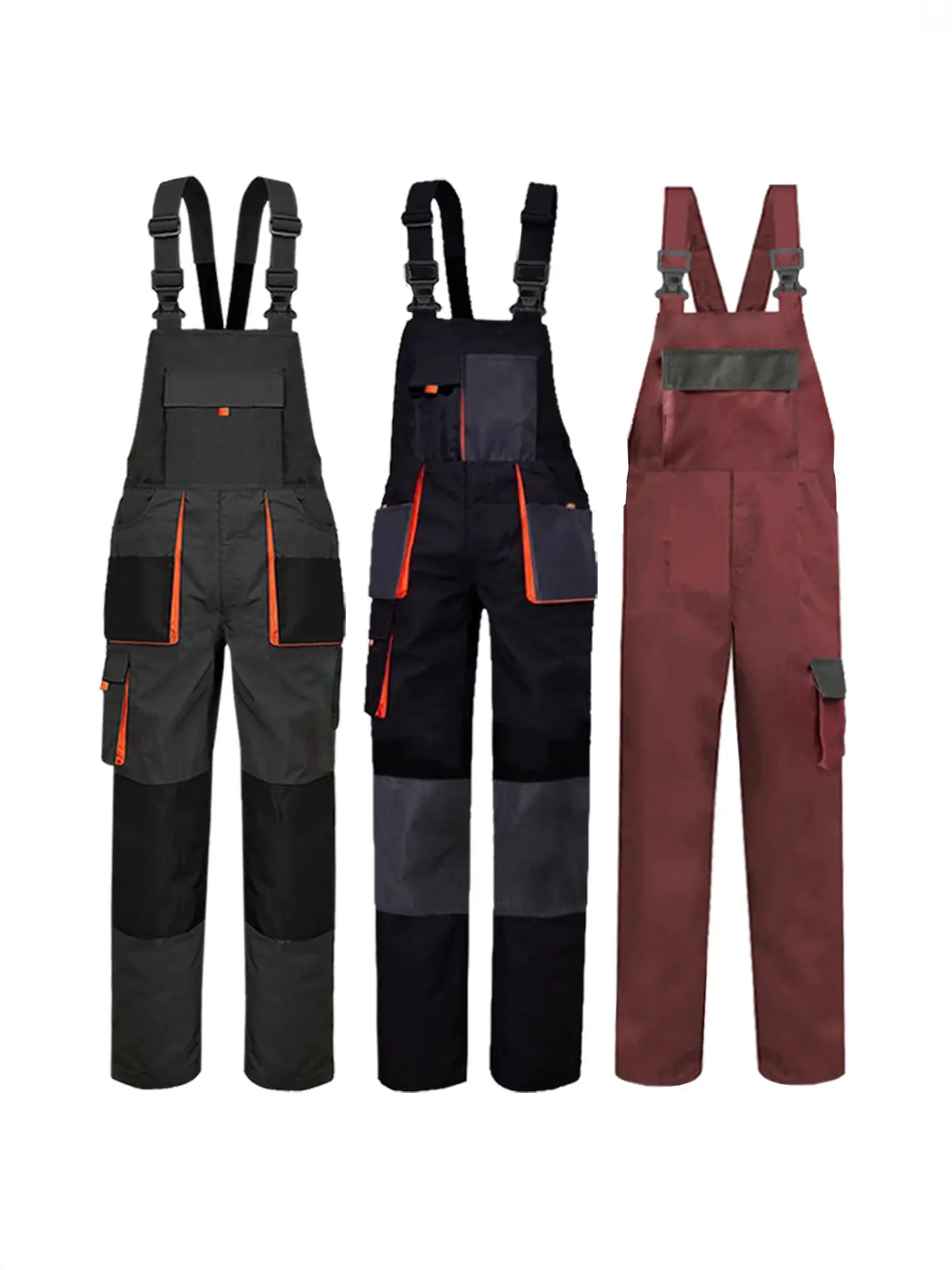 Men's Pure Cotton Four Season Work Pants Dirty Wear Resistant Plus Size - Image 3