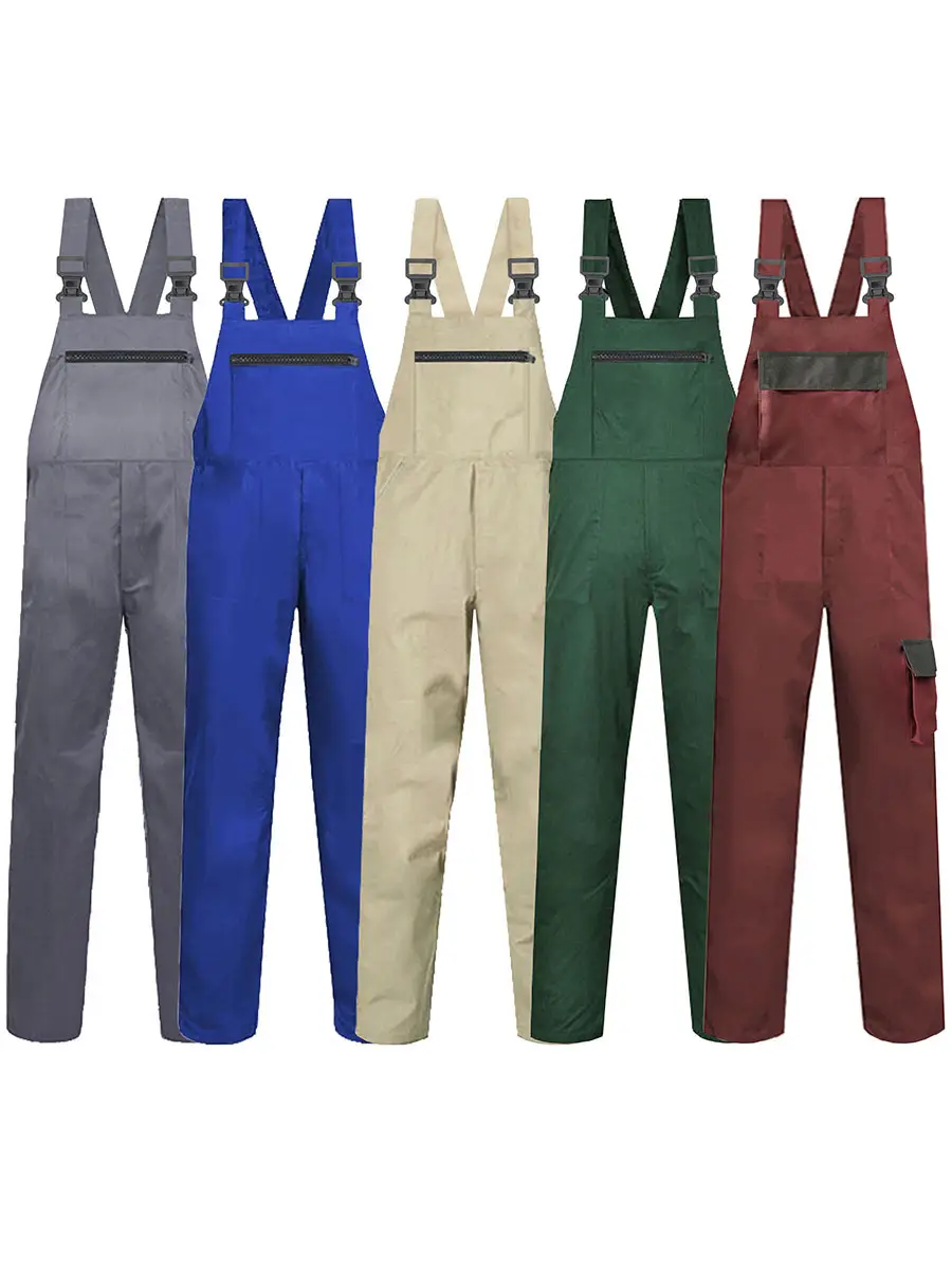 Men's Pure Cotton Four Season Work Pants Dirty Wear Resistant Plus Size - Image 4