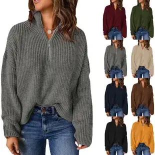 2023 Women's Off-Shoulder Knitted Sweater Set — feature 14