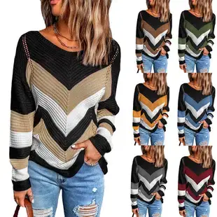 2023 Women's Off-Shoulder Knitted Sweater Set — feature 9