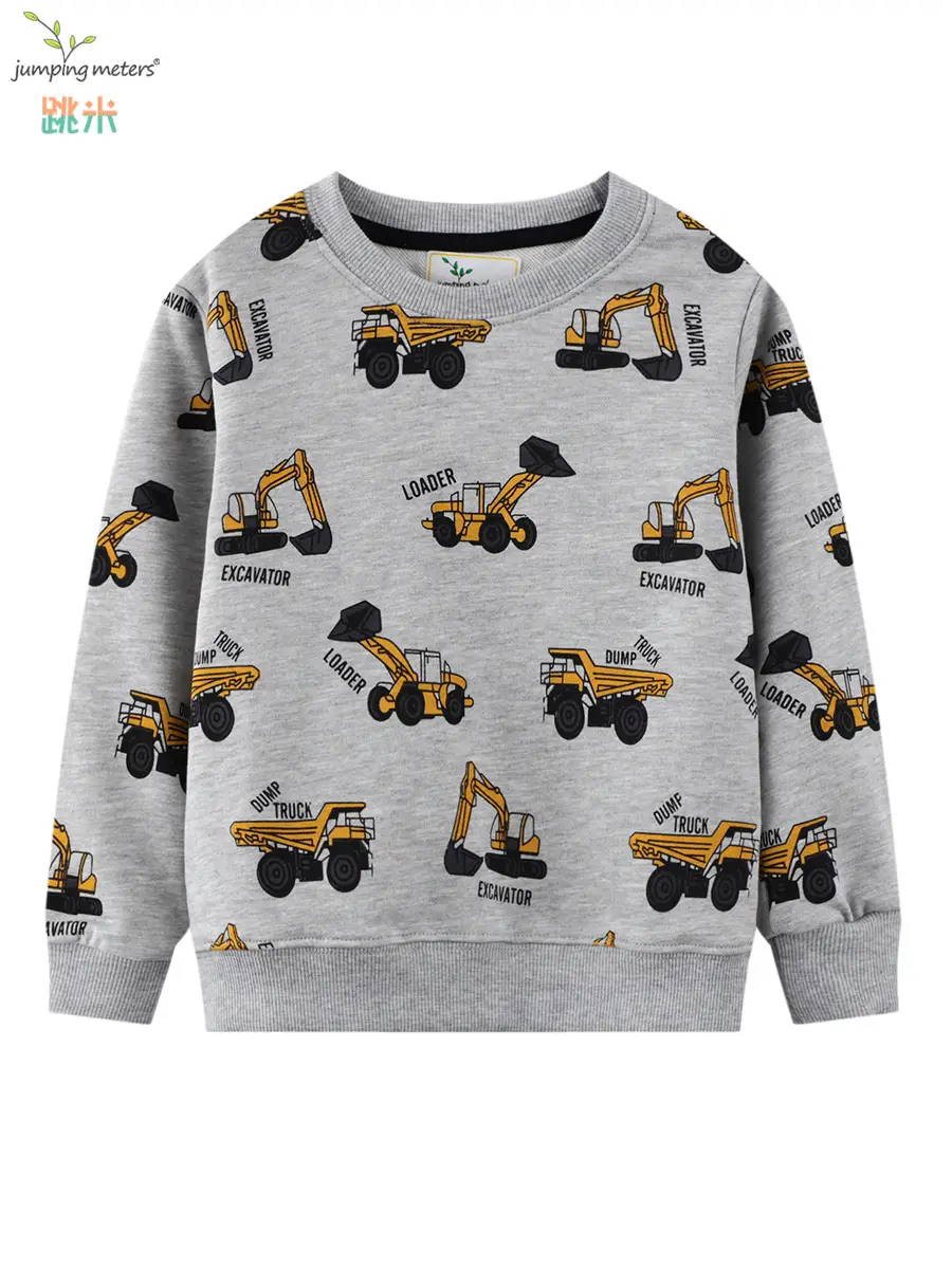 Boys Knitted Sweatshirt Gray 2026 Spring Autumn - Image 6