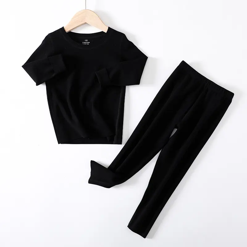 Girls Velvet Trousers Set Brown Winter Warm - Image 5