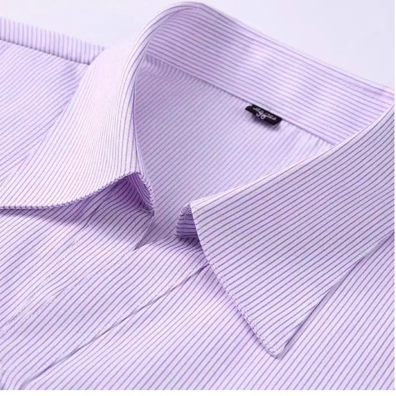 Women's White Short Sleeve Shirt with Blue Stripe Bank Work Design Large - Image 5