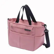 Crossbody Lunch Bag Black Oxford Cloth Large Capacity — feature 6