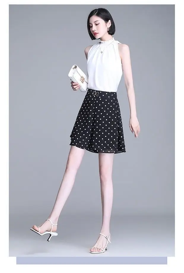 Black Chiffon Wide Leg Pants High Waist Slimming 2026 — feature 19