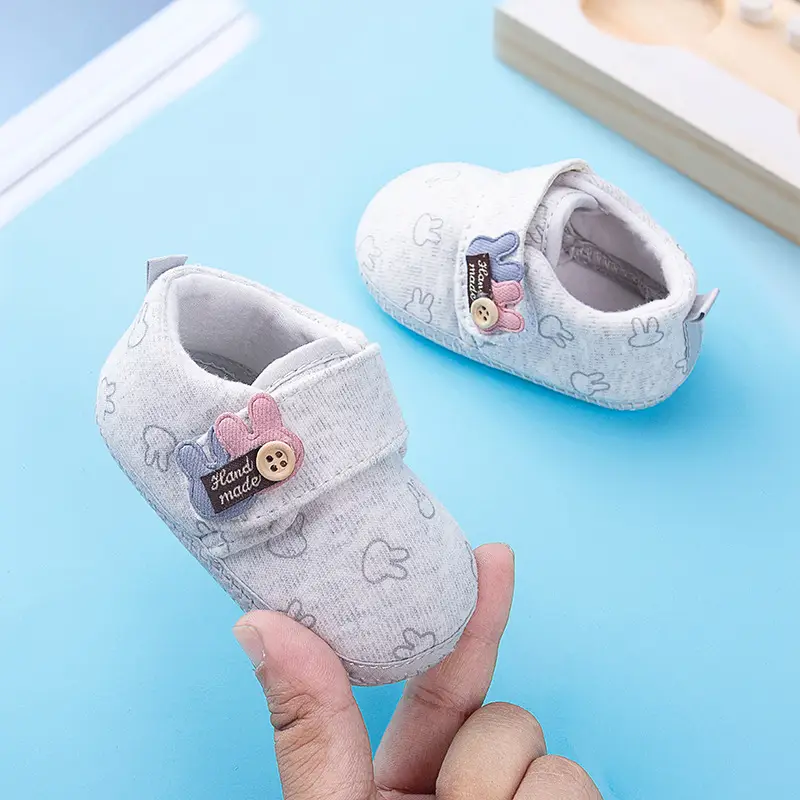 White Velcro Baby Shoes for 1 Year Old - Image 15