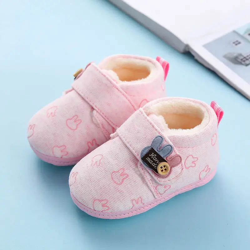 White Velcro Baby Shoes for 1 Year Old - Image 10