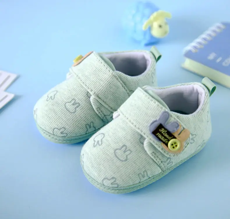White Velcro Baby Shoes for 1 Year Old - Image 4